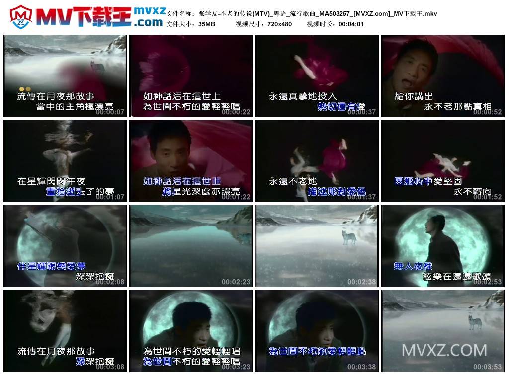 张学友-不老的传说(MTV)_粤语_流行歌曲_MA503257